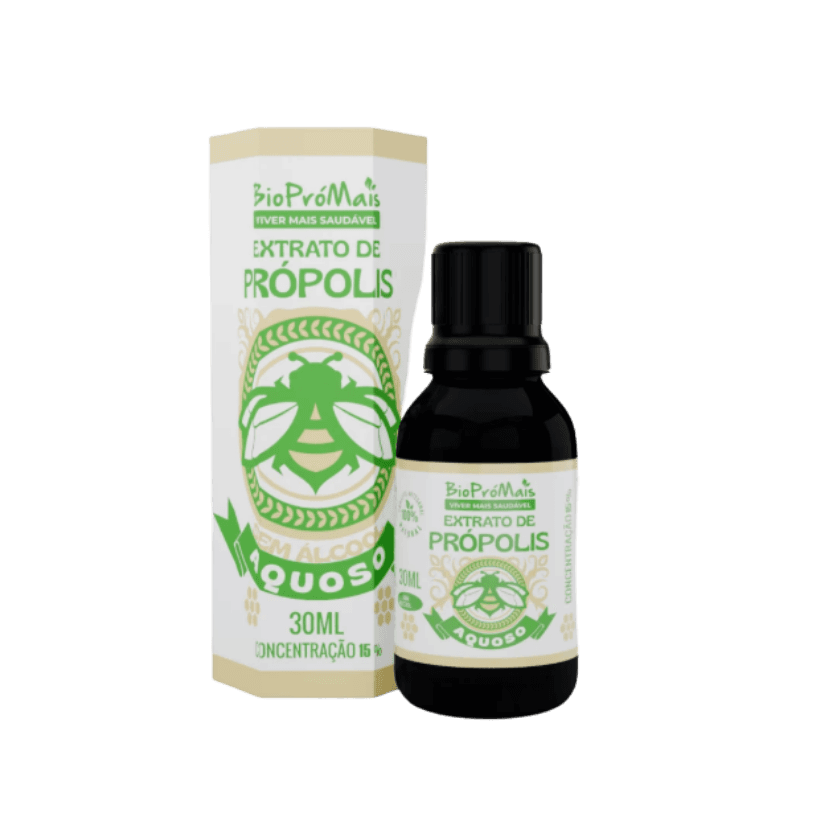 Extrato de Própolis Verde Aquoso (Sem Álcool) - (30ml)
