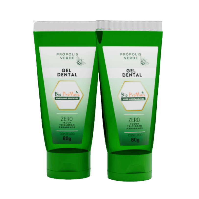 Gel Dental Natural com Extrato de Própolis Verde - 90g